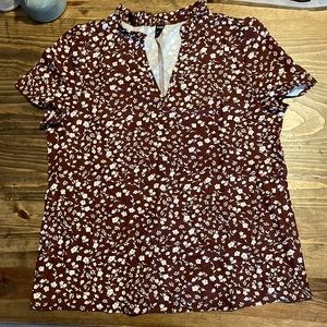 Shein short sleeve blouse